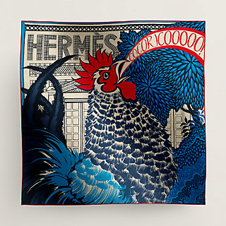 エルメス　カシミヤシルク100　ココリコー！ カレH 100 《ココリコー！》 | Hermès - エルメス-公式サイト